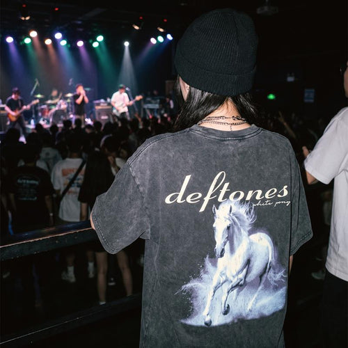 90s Inspired Band Style Tee/Sweatshirt/Hoodie – Washed Black Oversized Streetwear Shirt