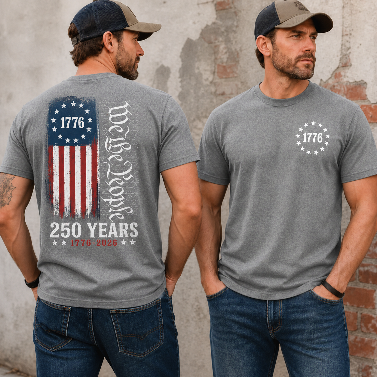 We The People 1776–2026 Patriotic Tee/Sweatshirt/Hoodie