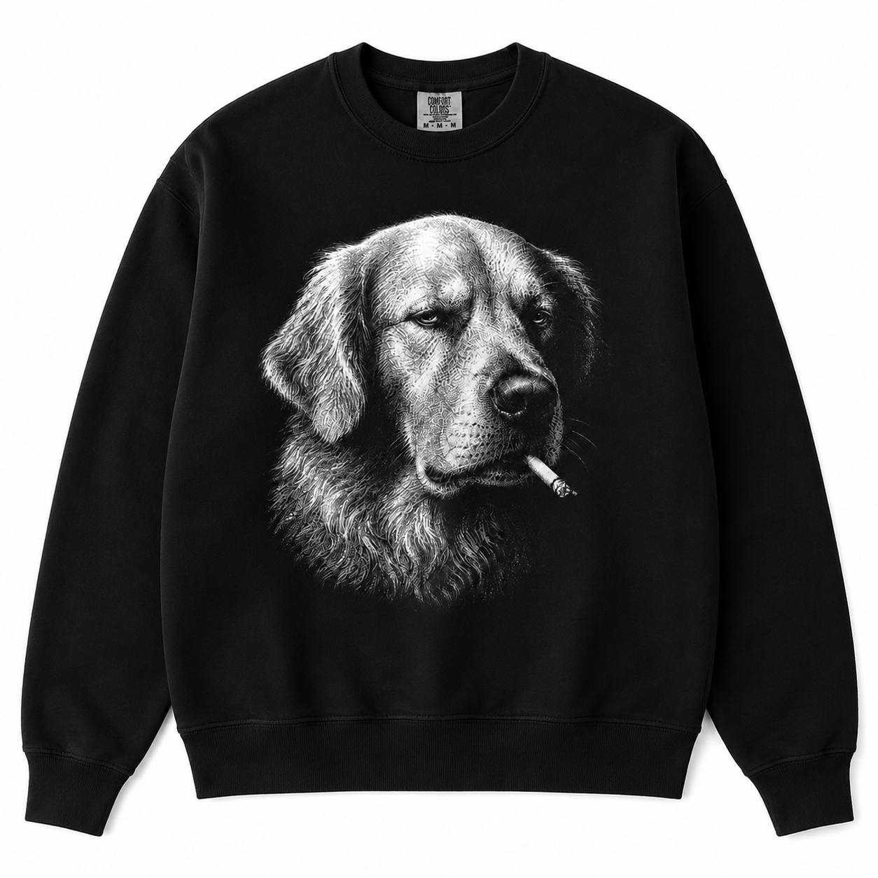 Smoking Dog T-Shirt/Sweatshirt/Hoodie – Funny Vintage Dog Graphic Tee For Pet Lovers