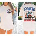 Toby Keiith We'll Put A Boot Shirt/Sweatshirt/Hoodie - Courtesy of Red White and Blue Shirt