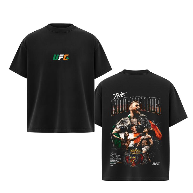 Men's UFC 329 Black Conor McGregor T-Shirt/Hoodie/Sweatshirt - UFC MMA Shirt, Gift for Fighters