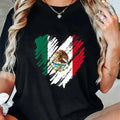 Mexico City Mexican Flag Heart Gift Mexico T-Shirt/Sweatshirt/Hoodie